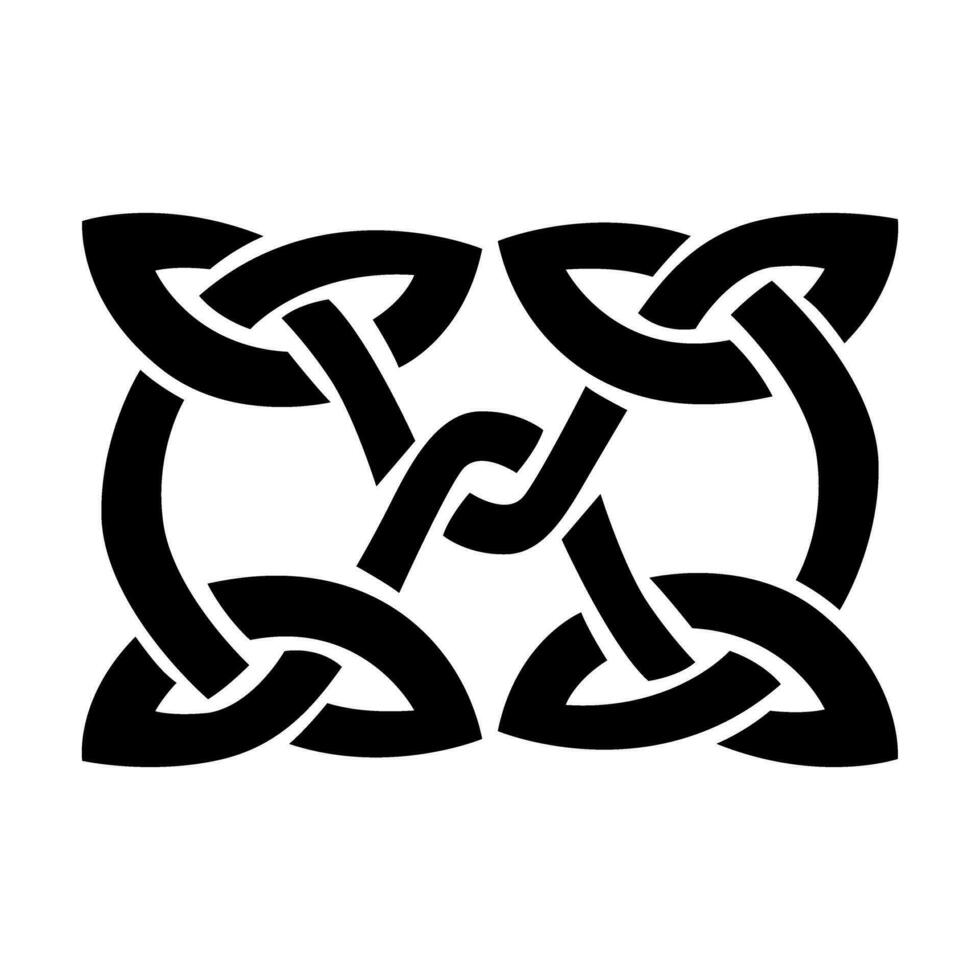 celtic knop ikon vektor. celtic tecken illustration symbol. celtic ritningar symbol eller logotyp. vektor