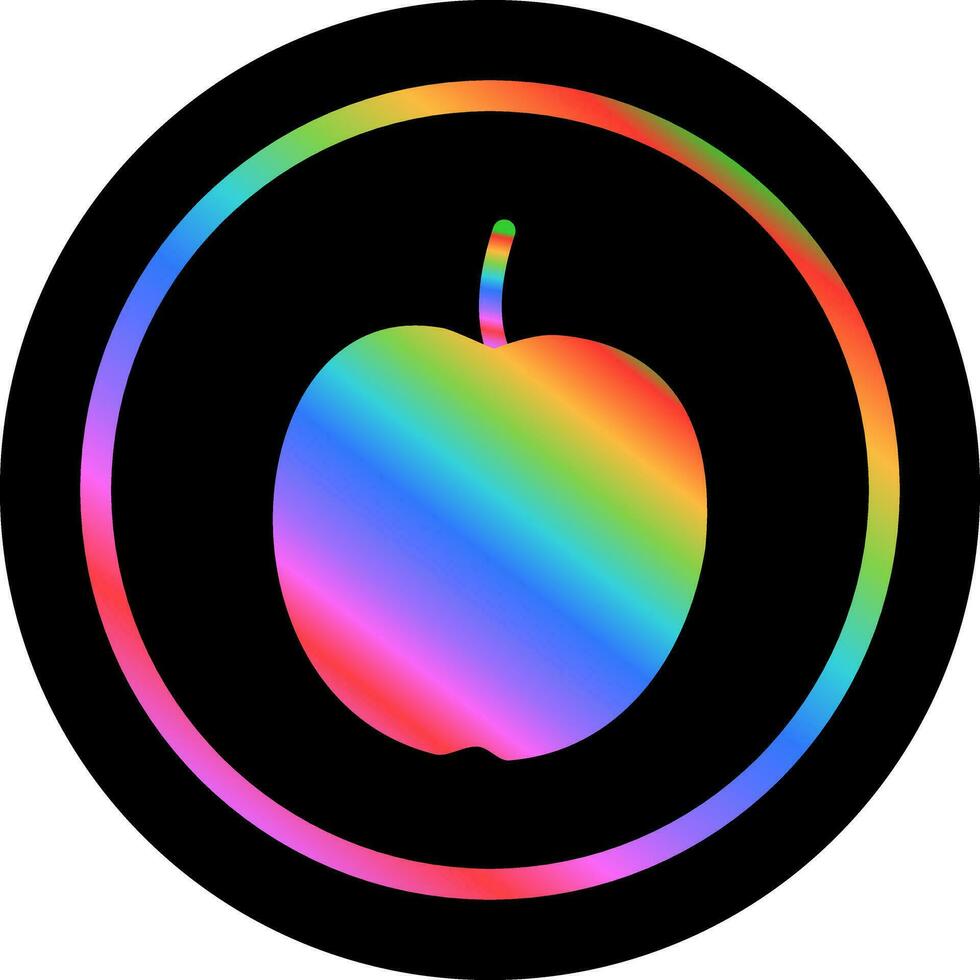 Apple-Vektor-Symbol vektor