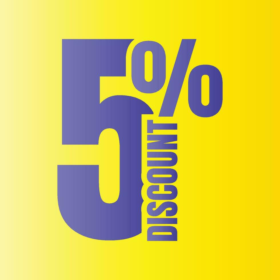 5 procent rabatt handla ikon, 5 procent särskild erbjudande rabatt vektor, 5 procent försäljning pris minskning erbjudande, fredag handla försäljning rabatt procentsats design vektor