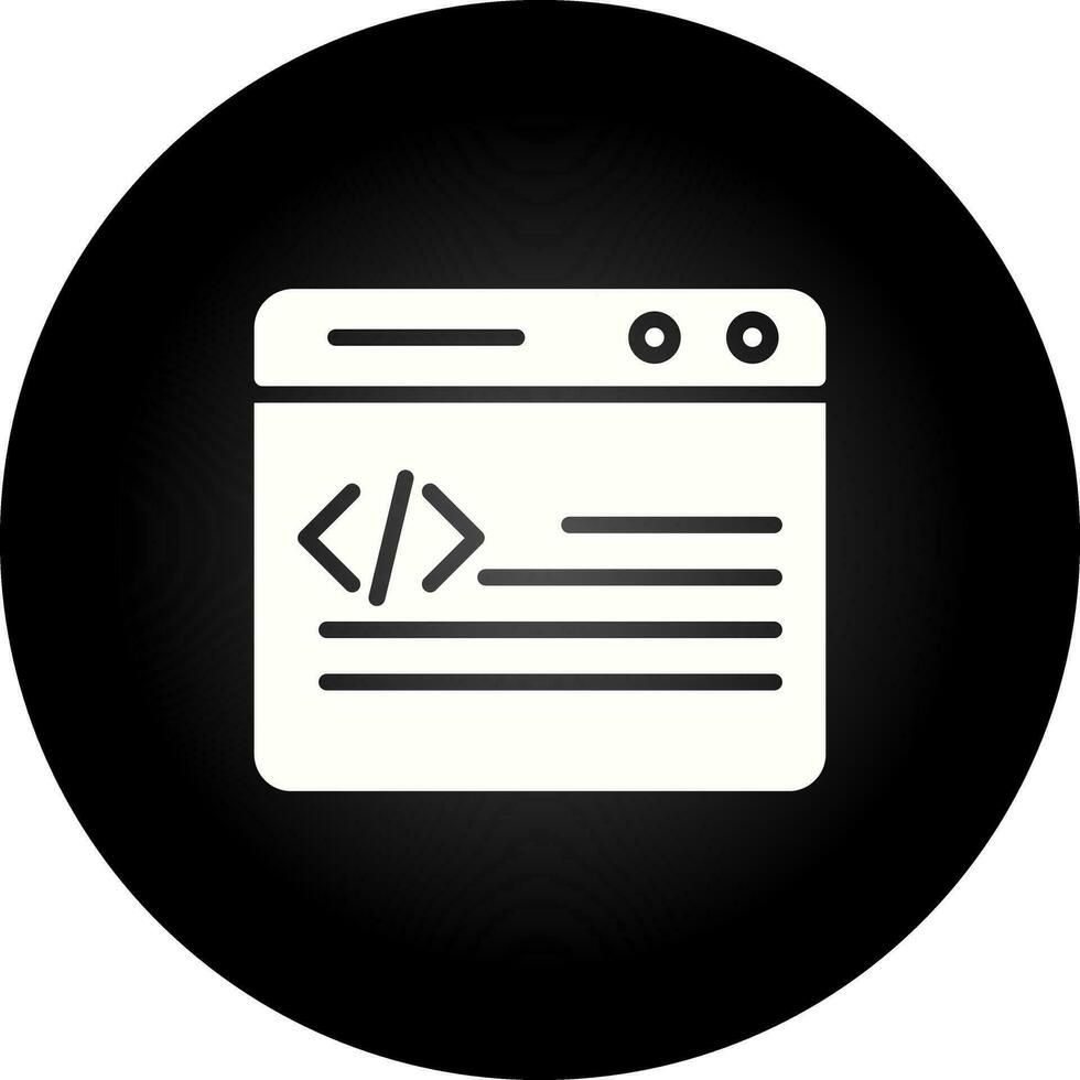 webb utveckling vektor ikon