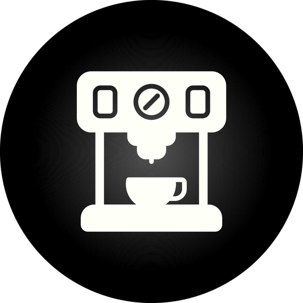 Kaffee Hersteller mit W-lan Vektor Symbol