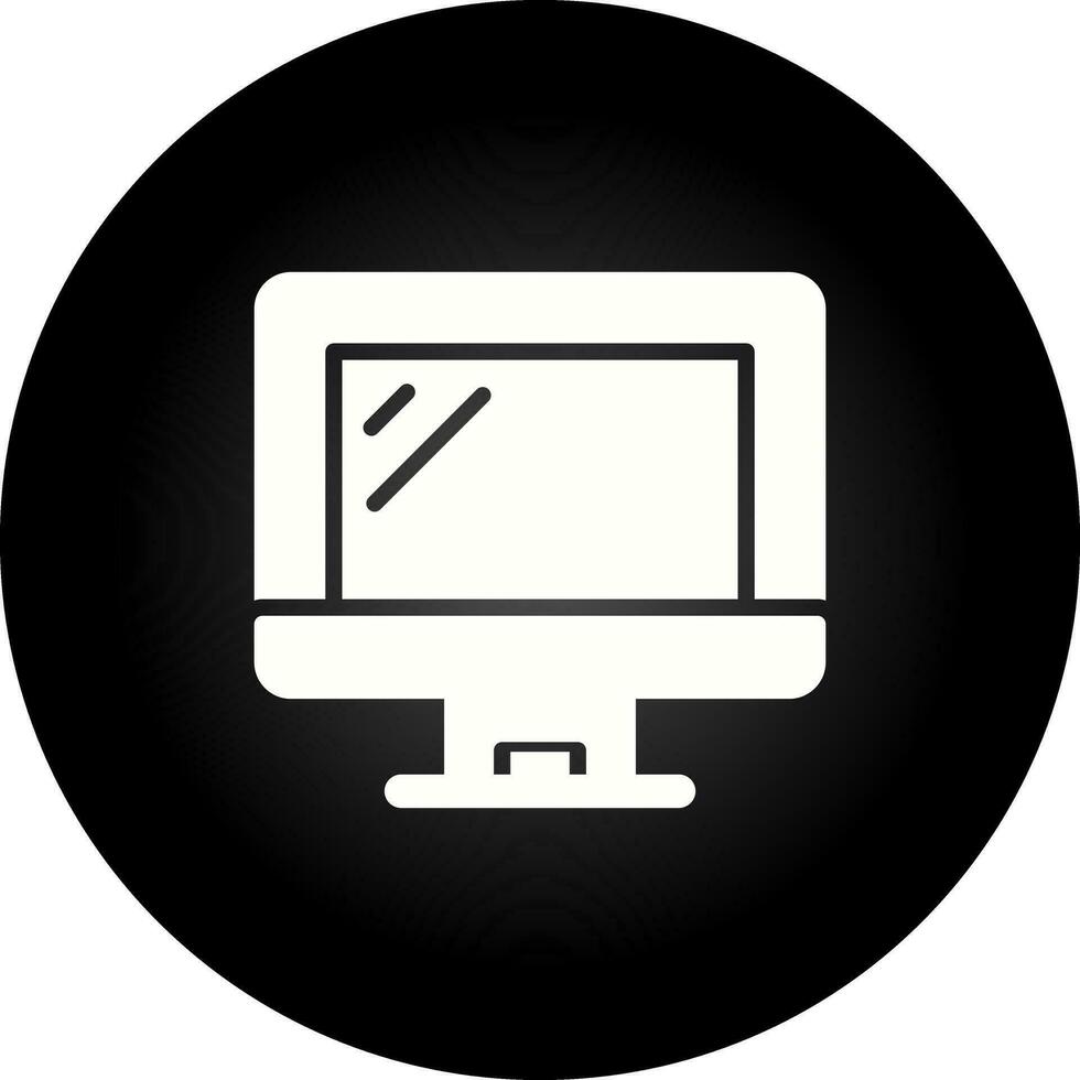 Computermonitor-Vektorsymbol vektor