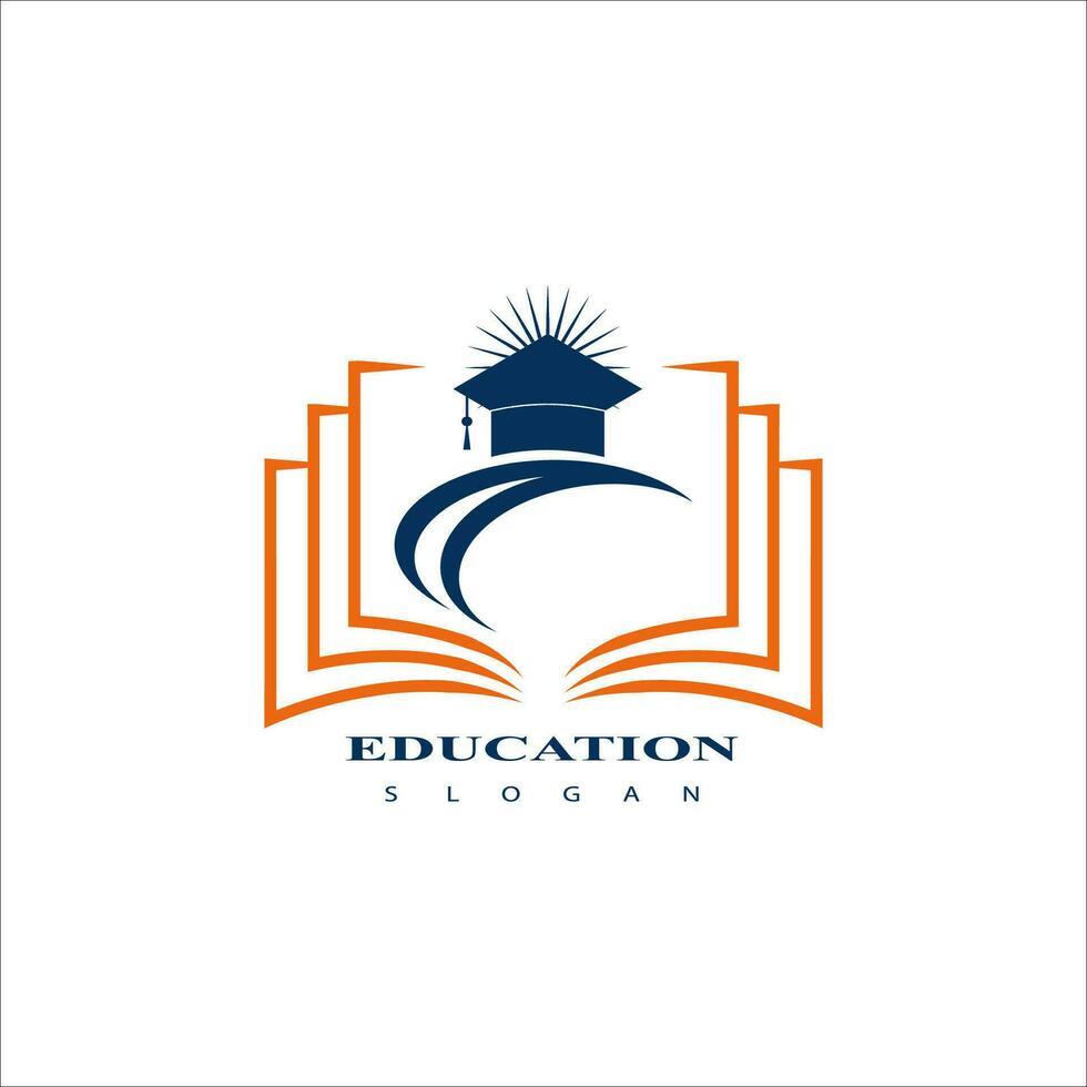 Bildung-Logo-Design-Vektor-Vorlage vektor