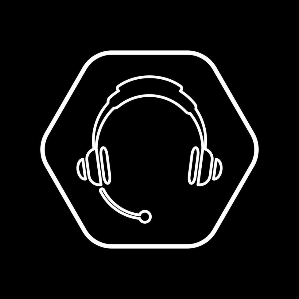 Headset Symbol, Headset Logo. Vektor Illustration Logo Vorlage zum viele Zweck. isoliert auf Weiß Hintergrund