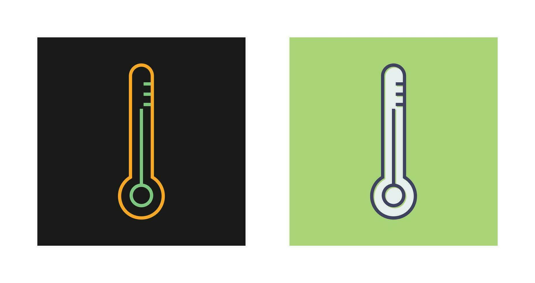 temperatur kolla upp vektor ikon