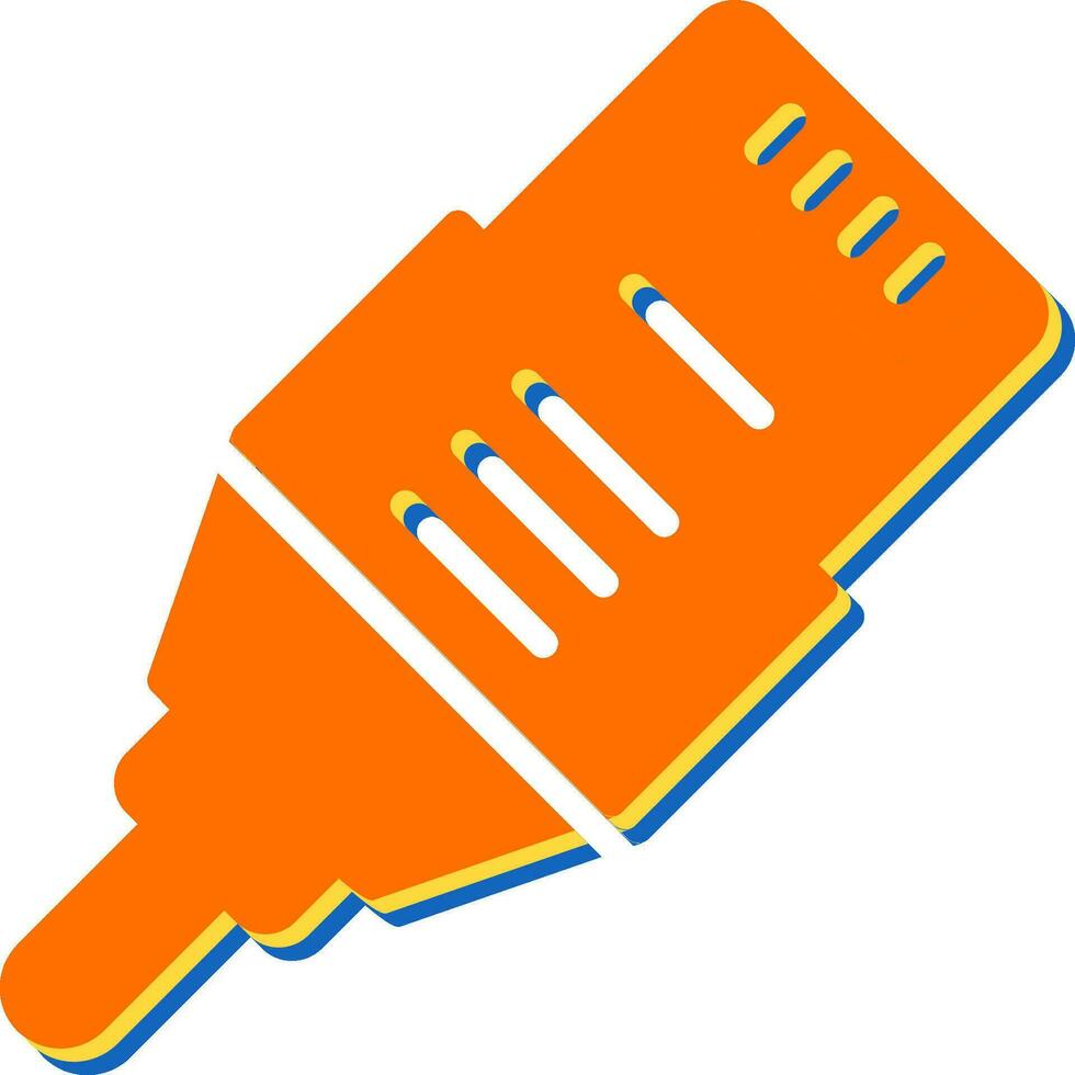 Ethernet kabel- vektor ikon
