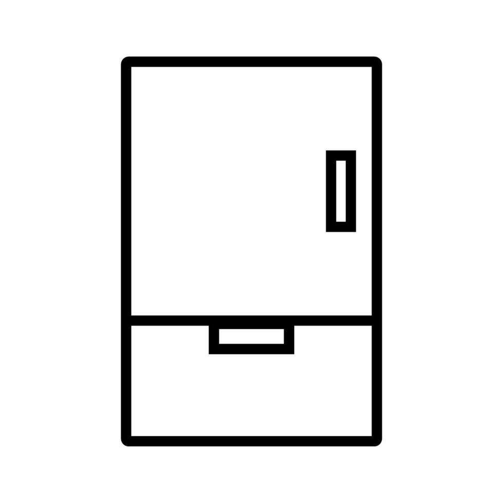 Kühlschrank Symbol. Kühlschrank Symbol. Vektor. vektor