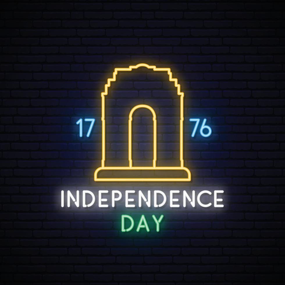 Indiens självständighetsdag den 15 augusti. vektor
