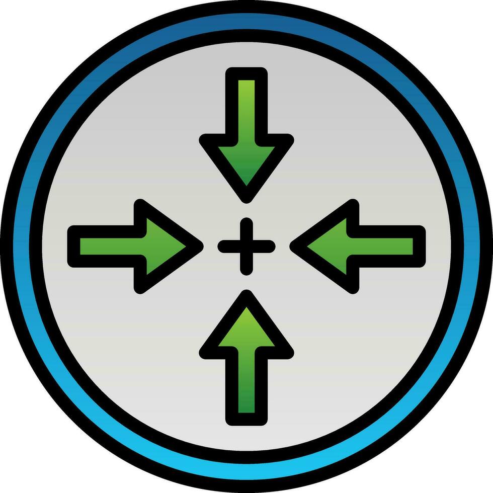 schrumpfen Vektor Symbol Design