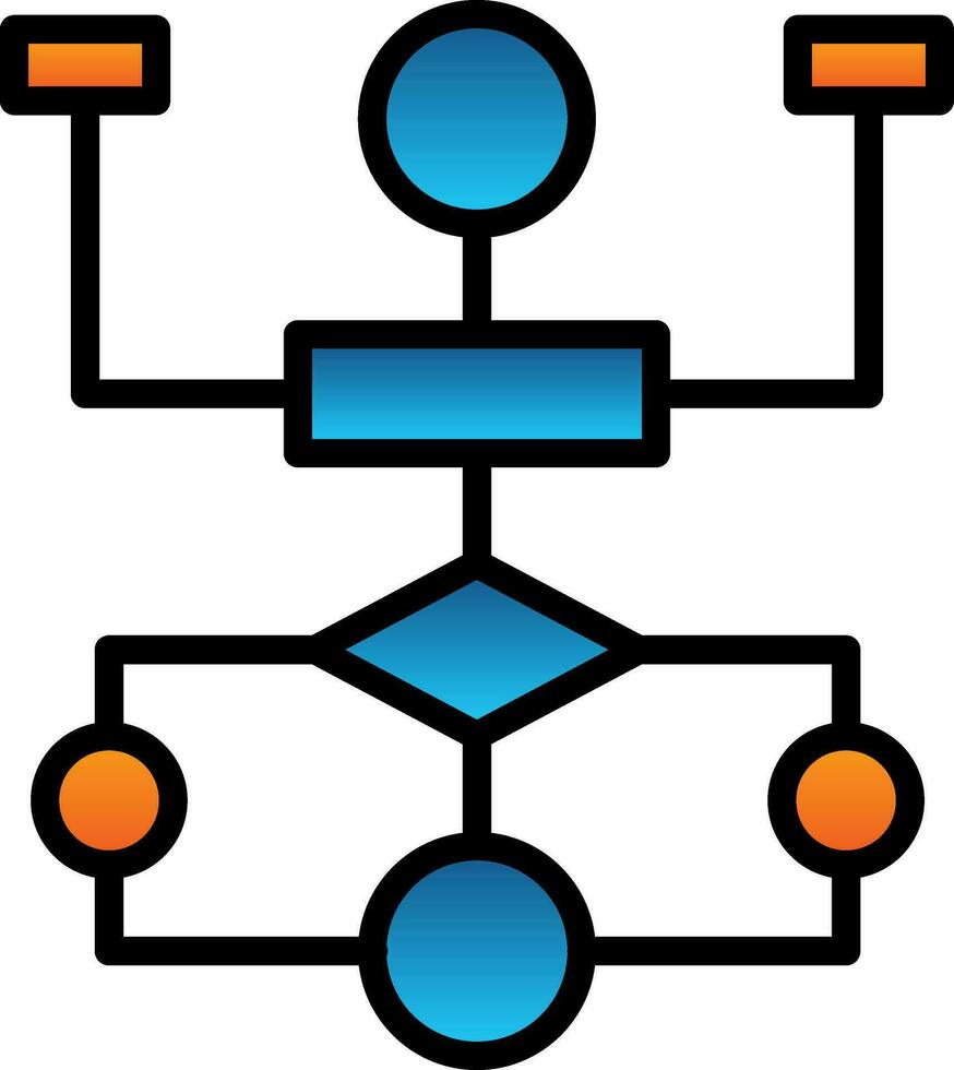 strömma Diagram vektor ikon design