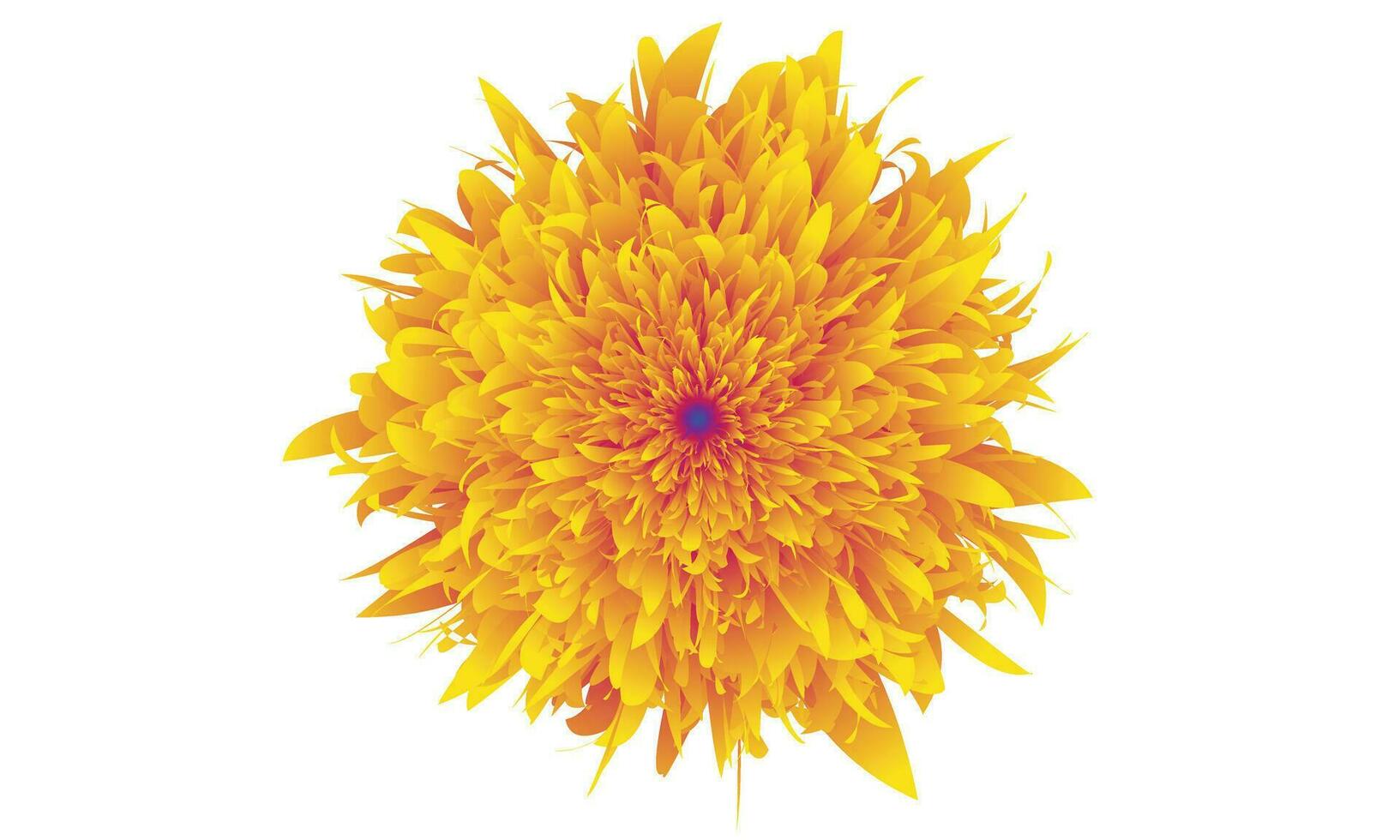 schön Blumen- Design Illustration mit mischen Werkzeug und Farbverläufe vektor