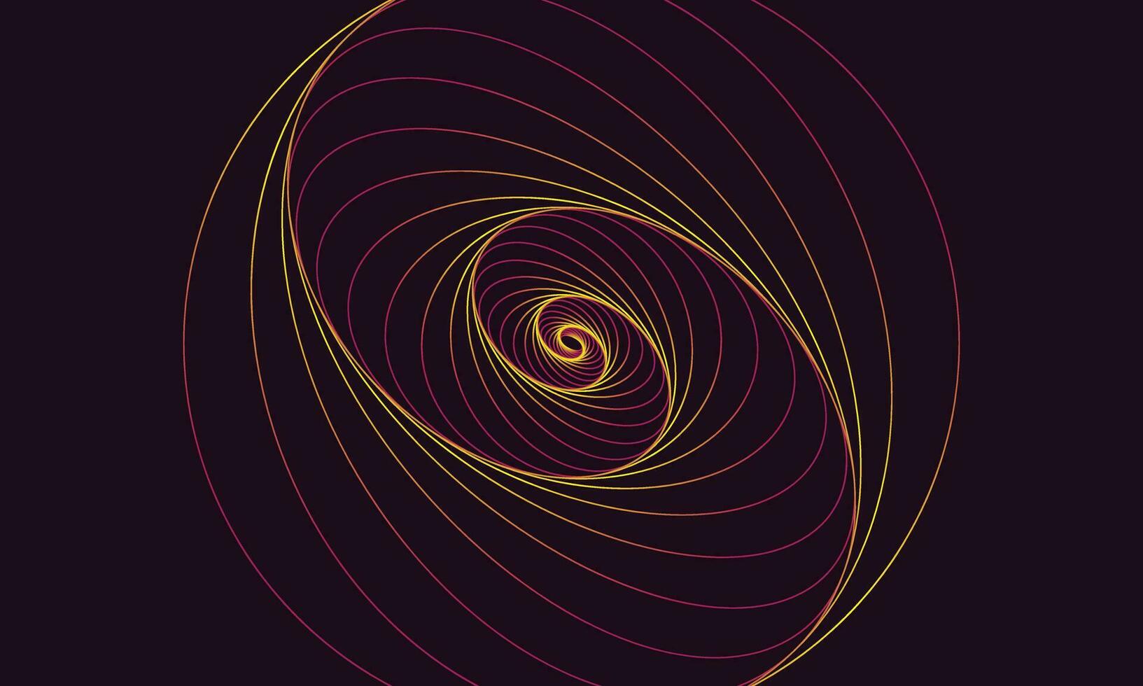 abstrakt Spiral- Feuer bewirken Hintergrund Vektor