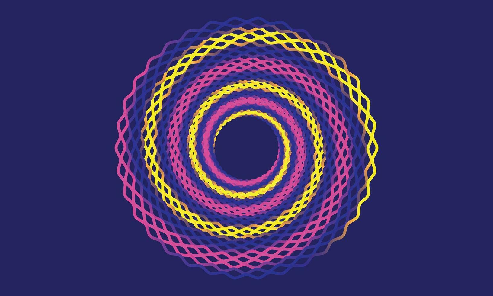 abstrakt virvla runt spiral cirkel illusion virvlande former eleganta bakgrund design vektor