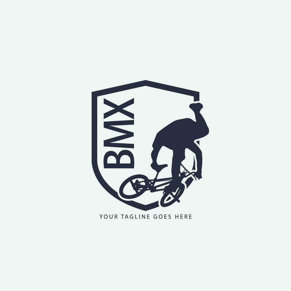 Mountainbike-Logo vektor