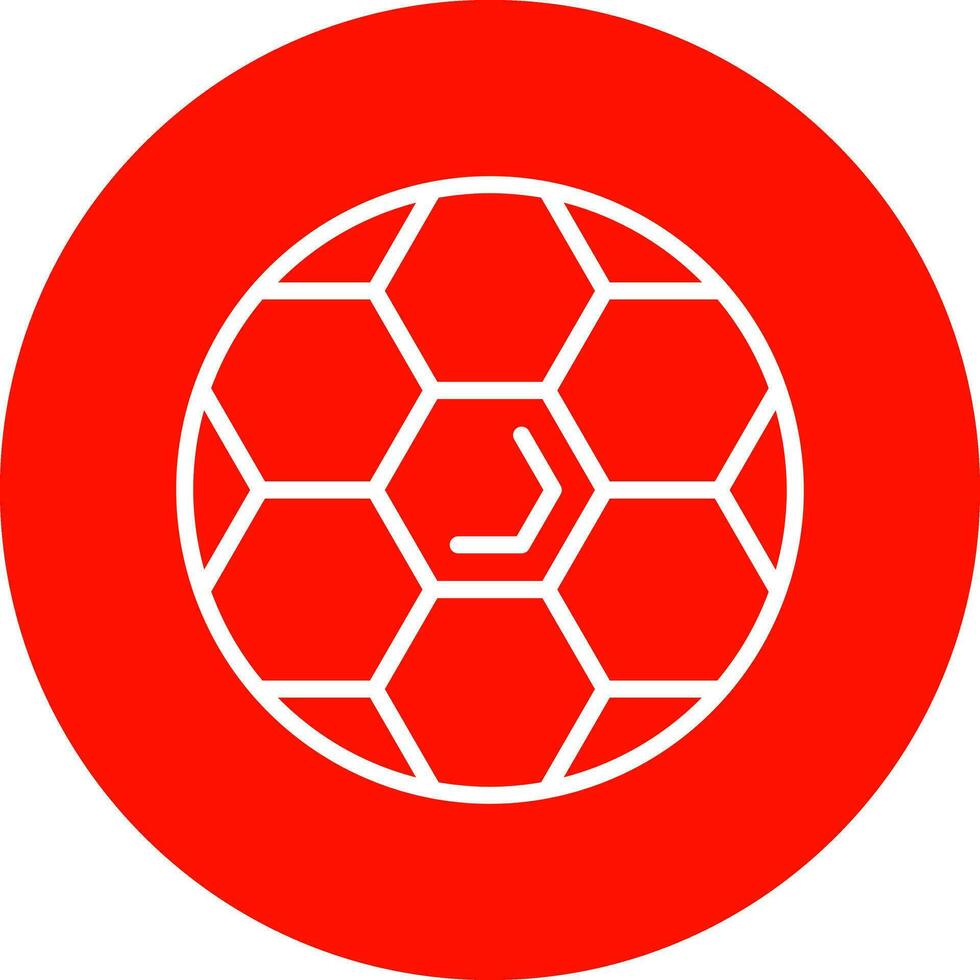 Fußball-Vektor-Icon-Design vektor