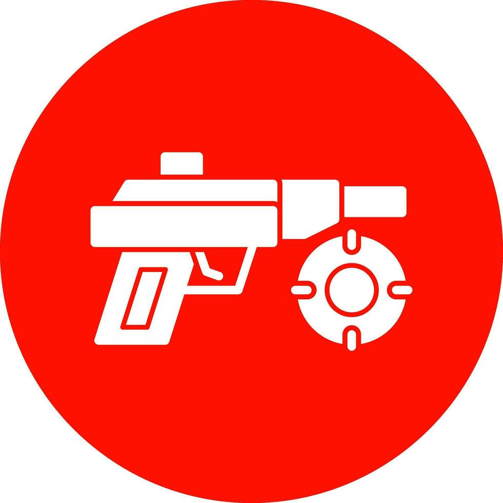 Laser- Gewehr Vektor Symbol Design