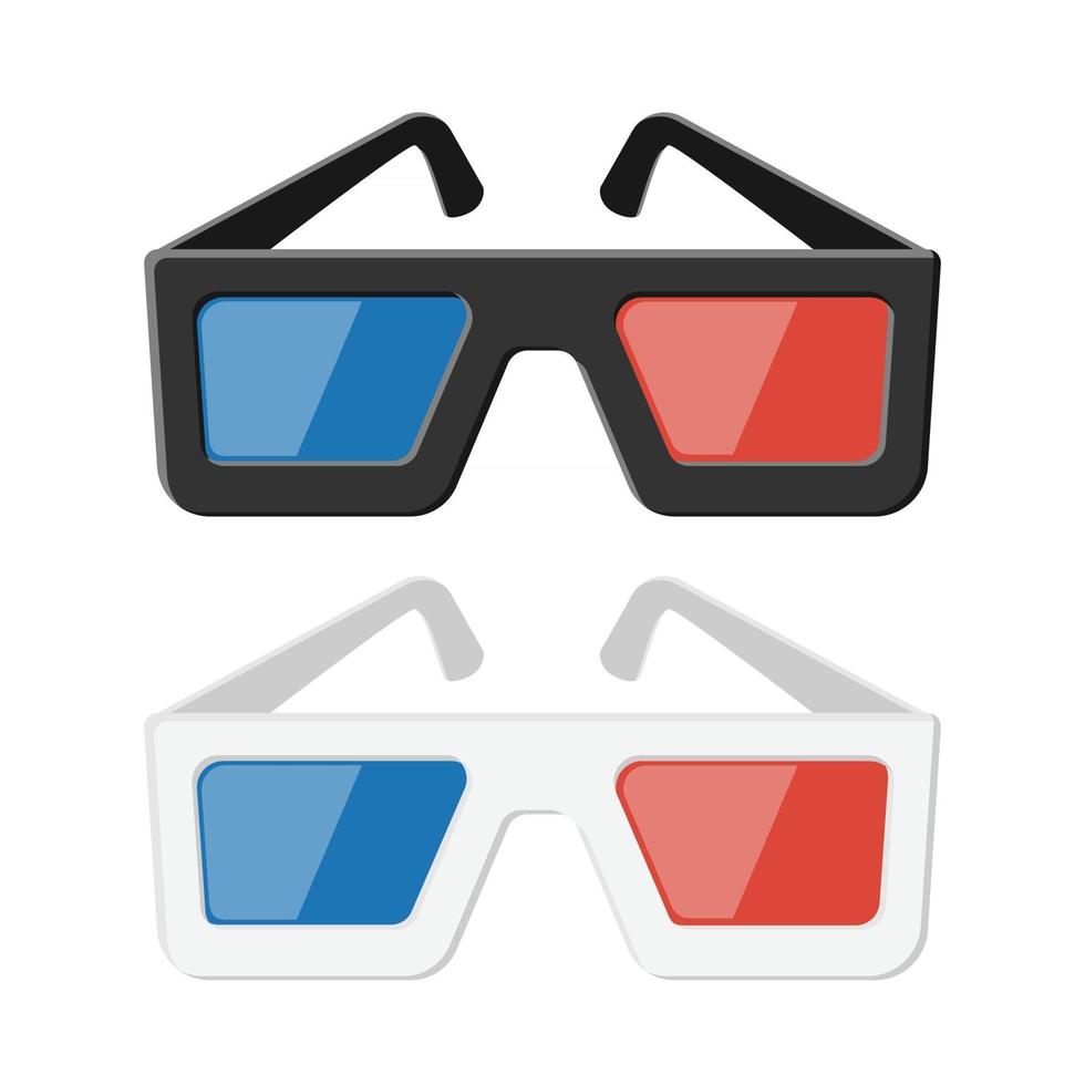 Paar Kino-3D-Brille vektor