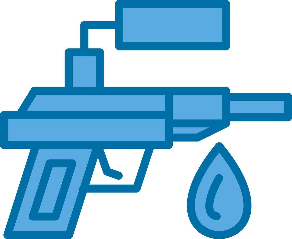 Wasserpistolen-Vektor-Icon-Design vektor
