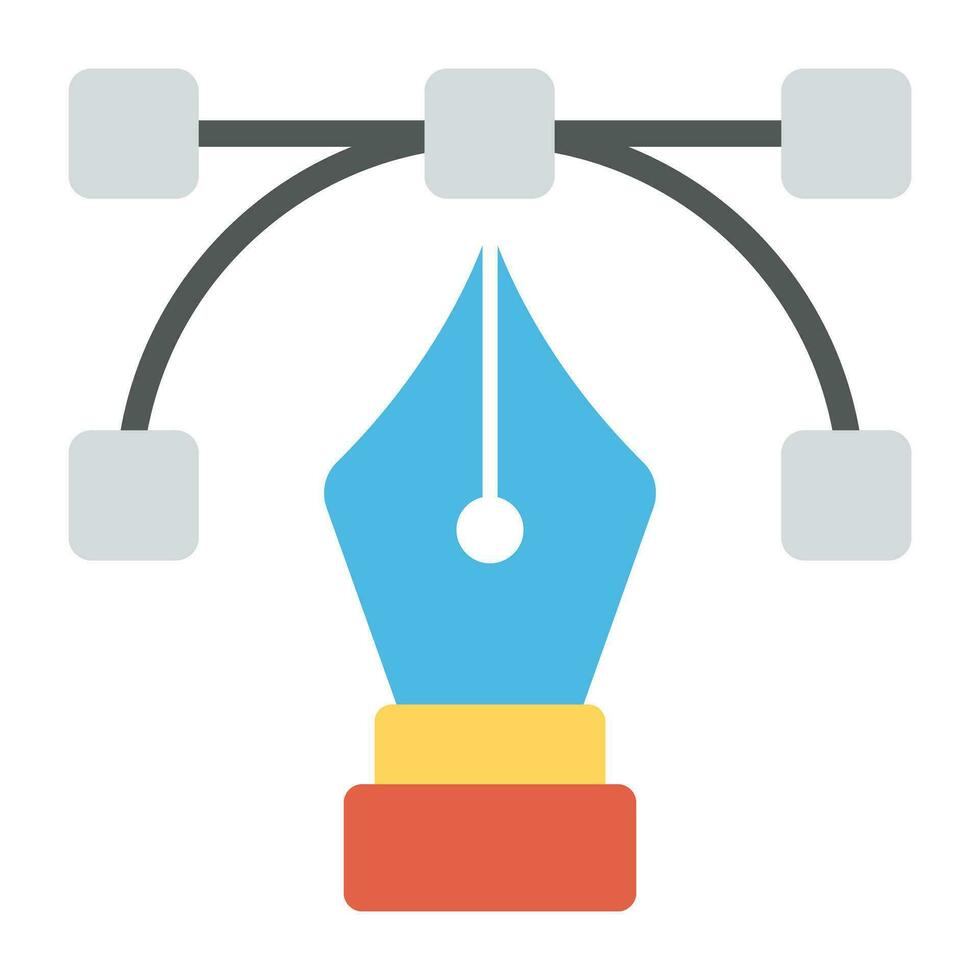 Netz Design und ui, ux eben Symbole vektor