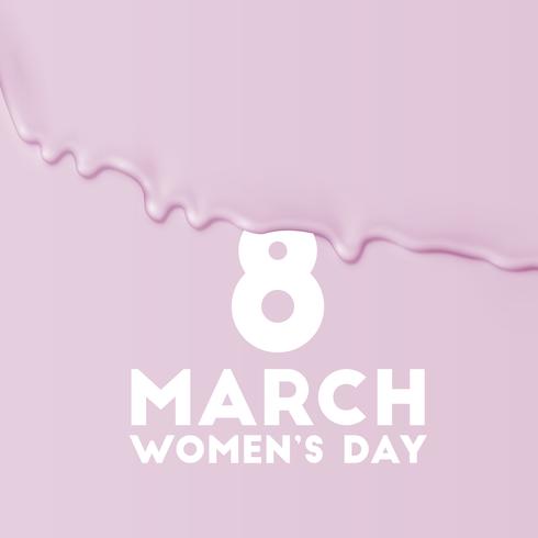 Vektor bakgrund för internationell kvinnodag - 8 mars