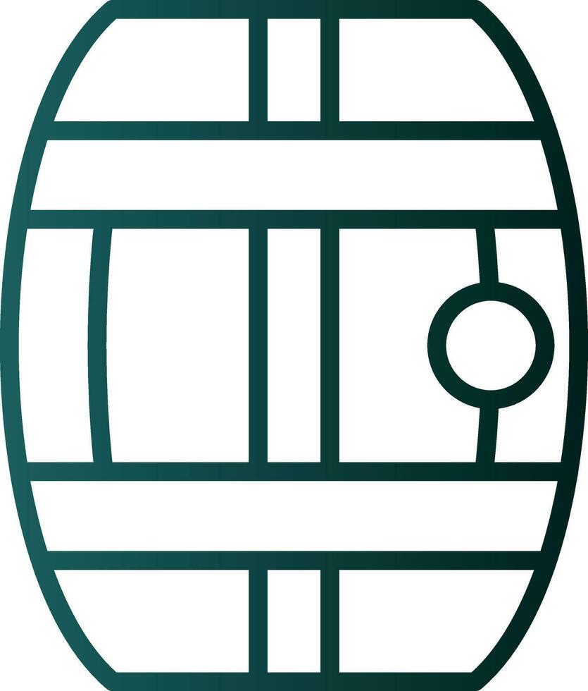 Barrel-Vektor-Icon-Design vektor