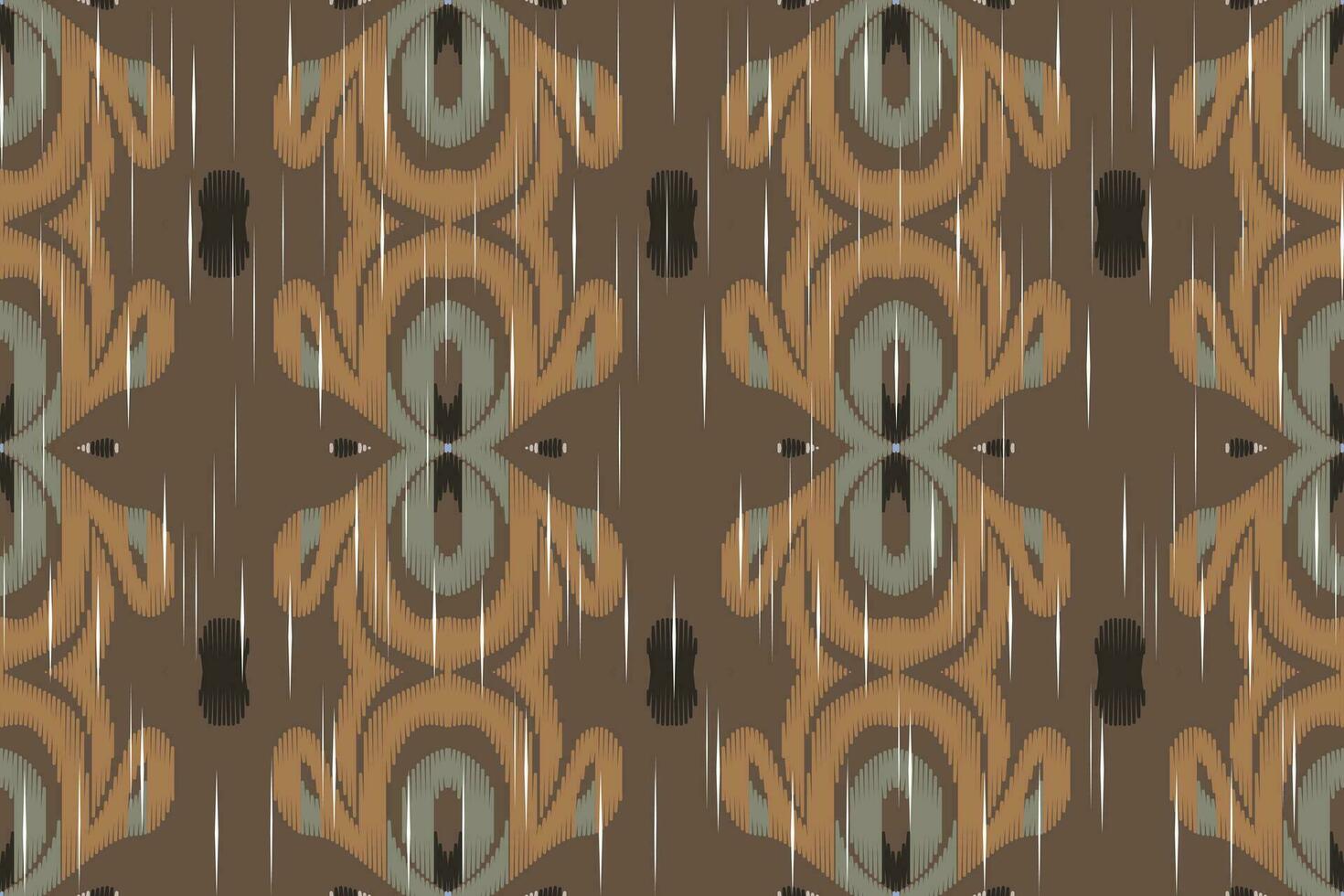 motiv ikat paisley broderi bakgrund. ikat mönster geometrisk etnisk orientalisk mönster traditionell. ikat aztec stil abstrakt design för skriva ut textur, tyg, saree, sari, matta. vektor