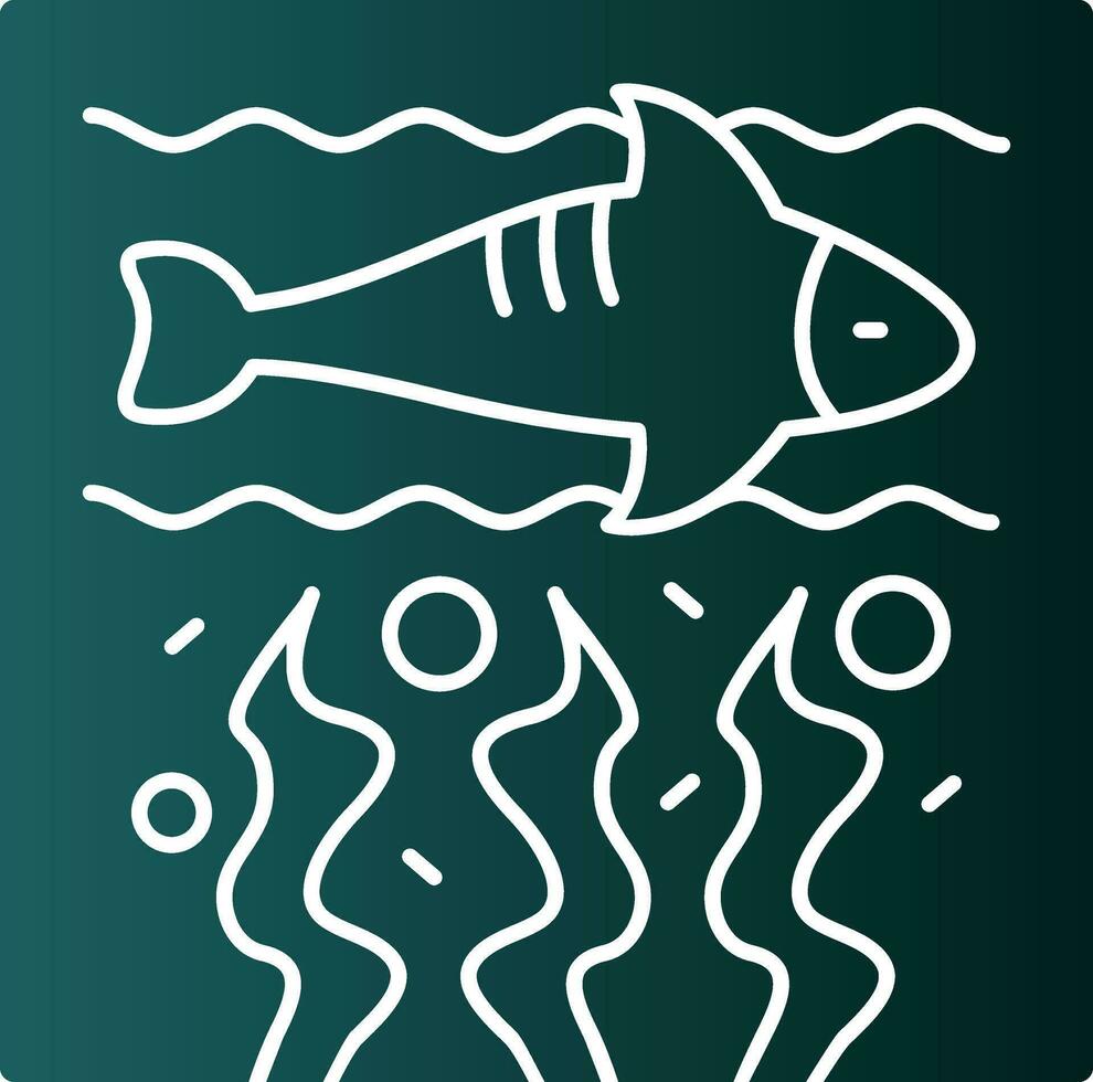 Havsliv vektor ikon design