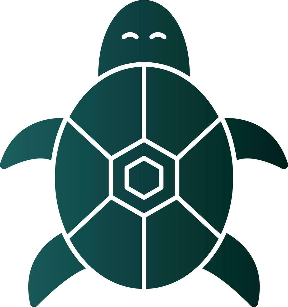 Schildkröten-Vektor-Icon-Design vektor