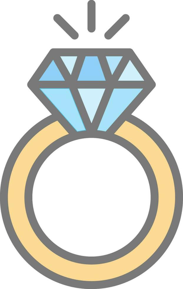 diamant ringa vektor ikon design