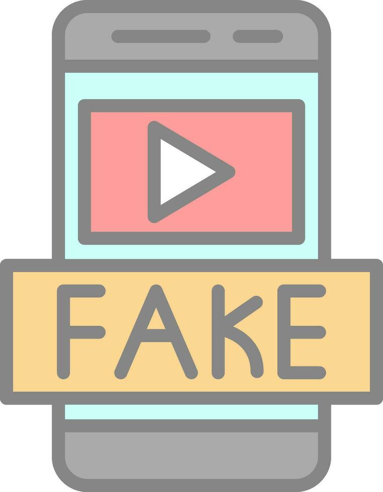 Fake-News-Vektor-Icon-Design vektor