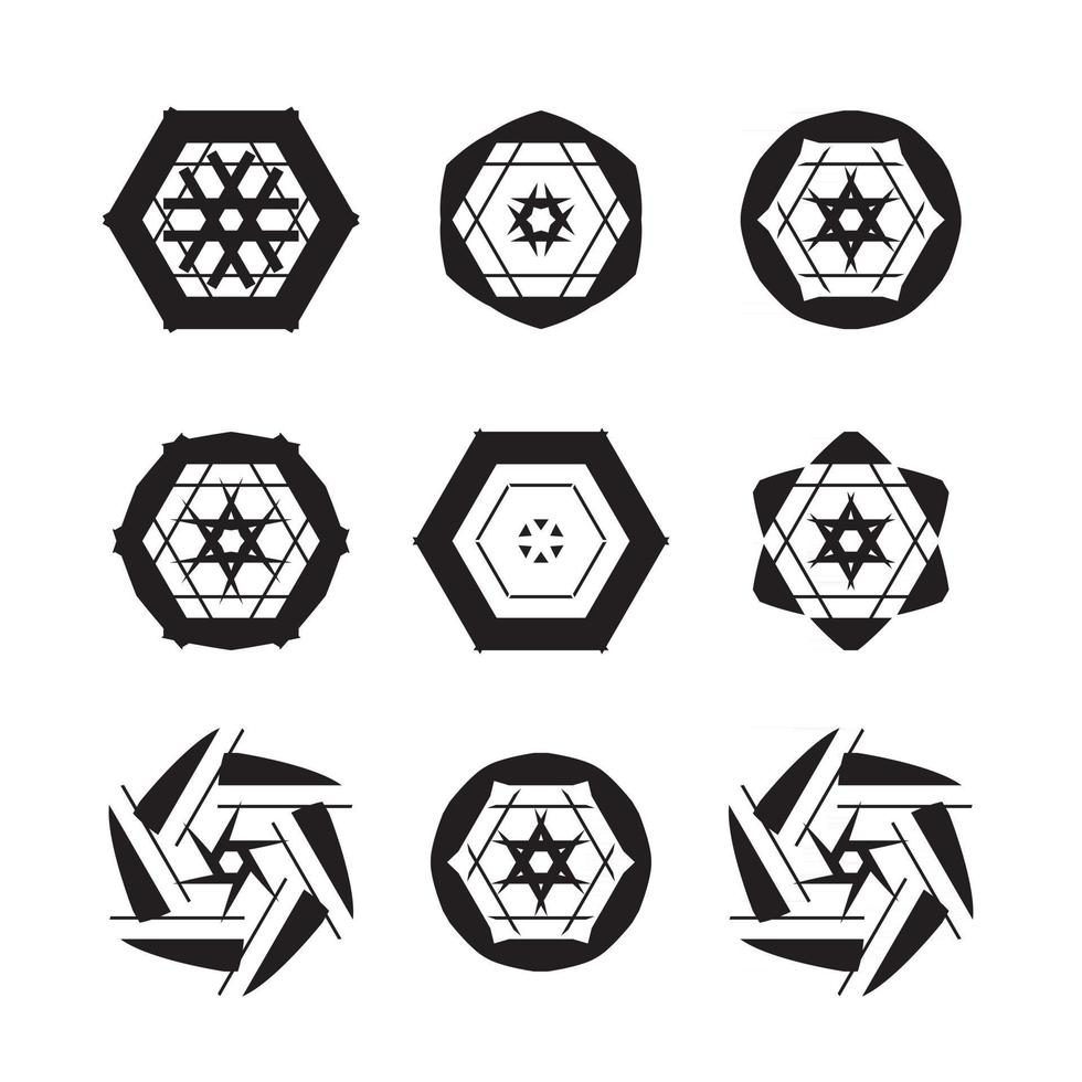 kreisförmiges Ornament-Design vektor