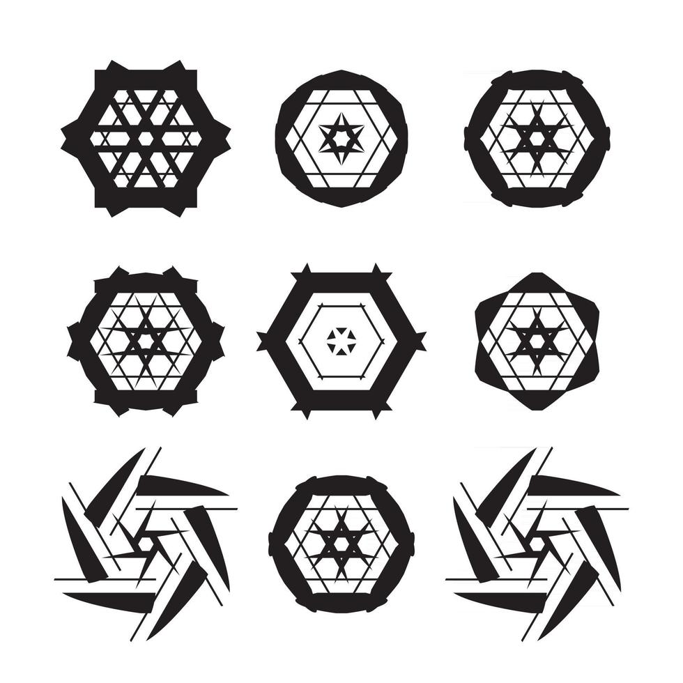 kreisförmiges Ornament-Design vektor