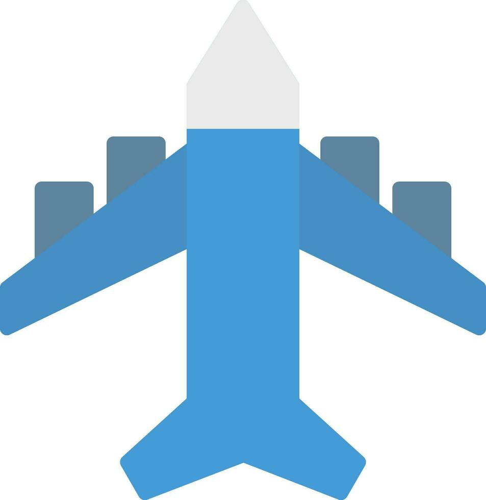 Flugzeug-Vektor-Icon-Design vektor