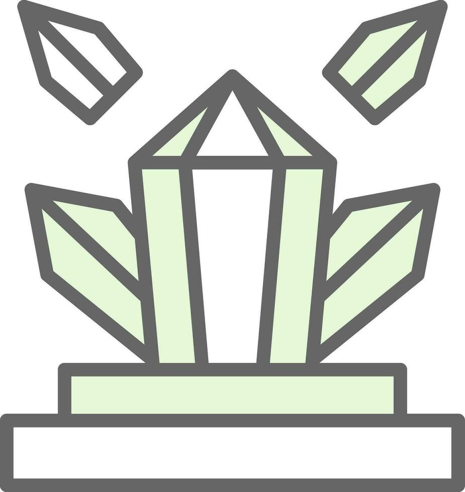 Kristall meth Vektor Symbol Design