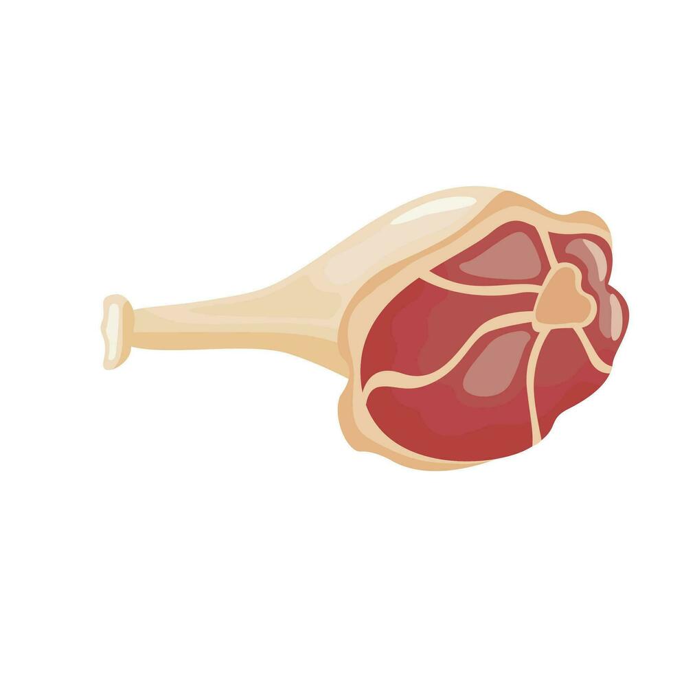 Illustration von das Typen von Fleisch schneidet Das existieren um das Welt vektor