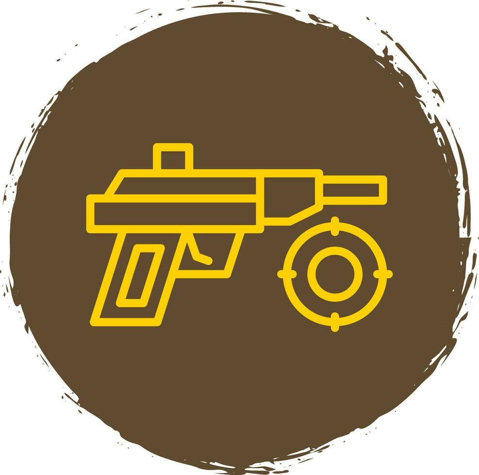 Laser- Gewehr Vektor Symbol Design