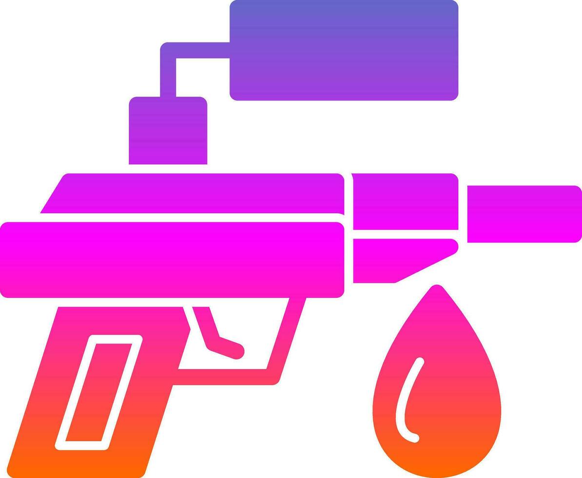 vatten pistol vektor ikon design