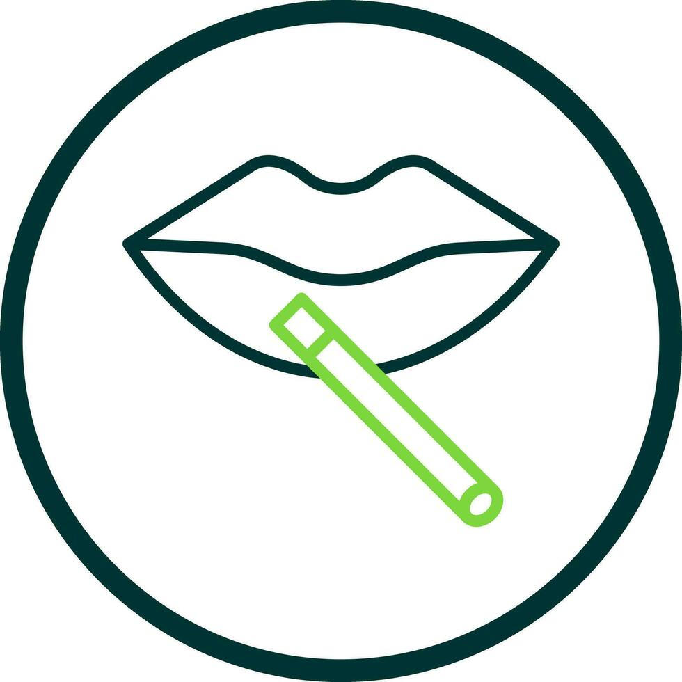 Lippen-Vektor-Icon-Design vektor