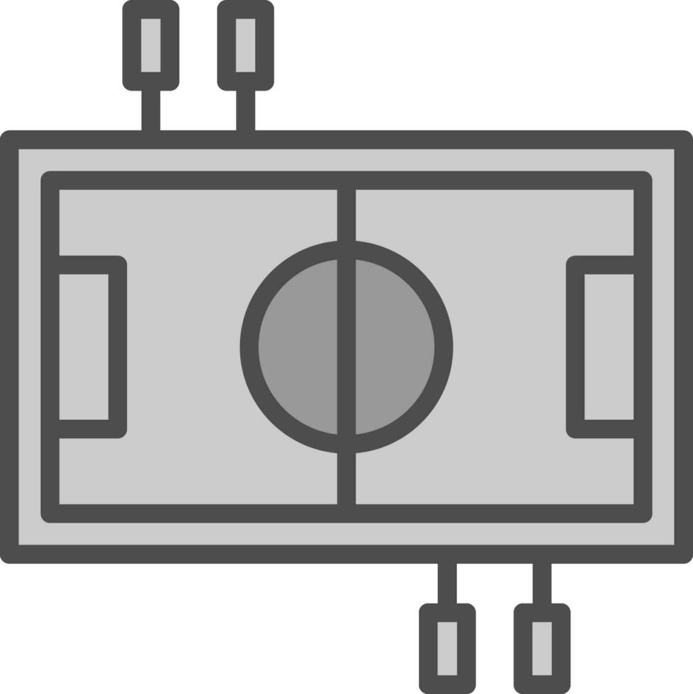 Tabelle Fußball Vektor Symbol Design