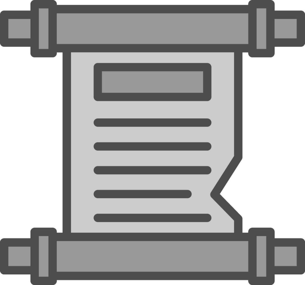 Scroll-Vektor-Icon-Design vektor