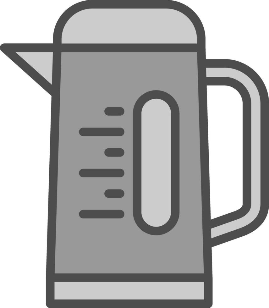 Wasserkocher-Vektor-Icon-Design vektor