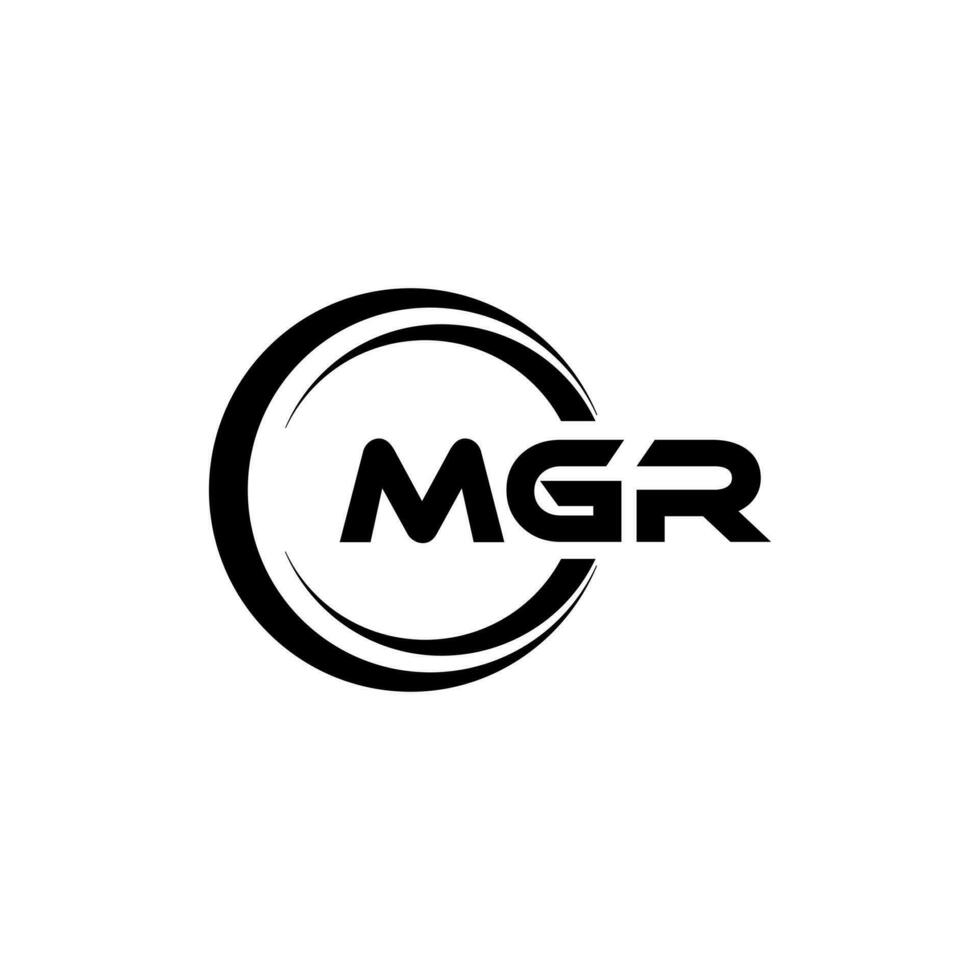 mgr logotyp design, inspiration för en unik identitet. modern elegans och kreativ design. vattenmärke din Framgång med de slående detta logotyp. vektor