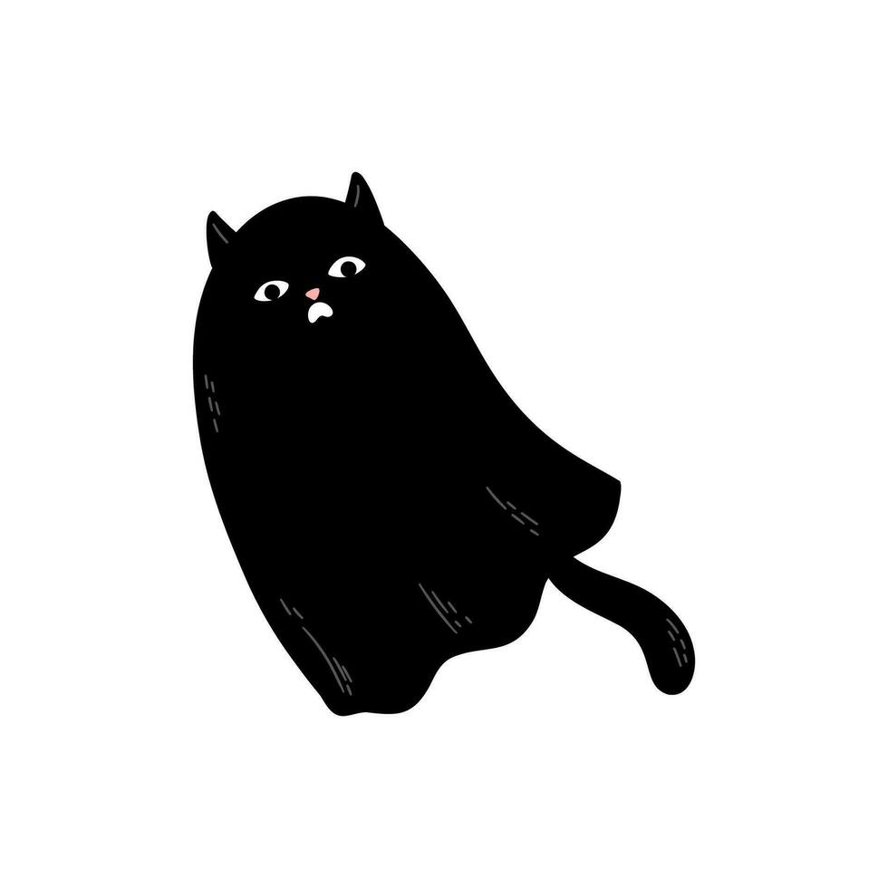 schwarz Geist Katzen vektor