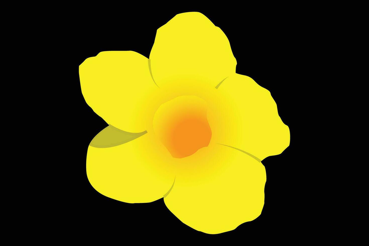 gul Färg vektor blomma . konst i illustratör .