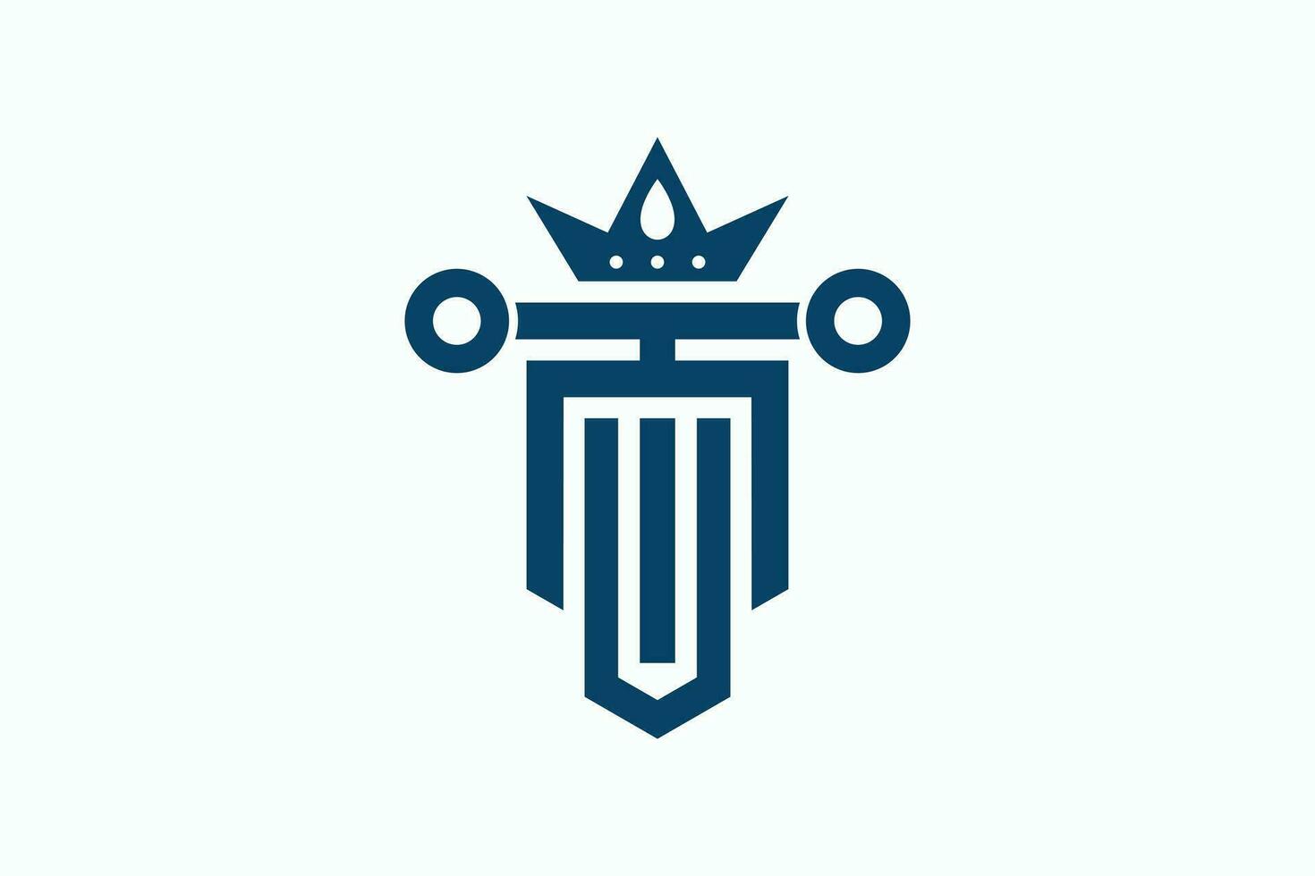 Gerechtigkeit Gesetz Logo Design Vektor Illustration