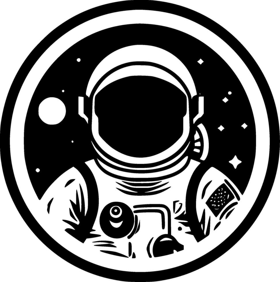 Astronaut - - hoch Qualität Vektor Logo - - Vektor Illustration Ideal zum T-Shirt Grafik