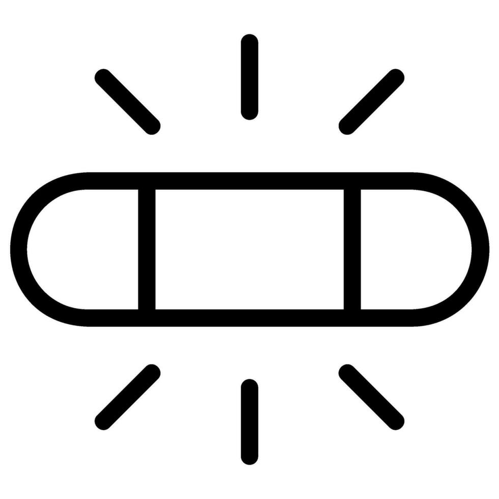 schillernd Linie Symbol vektor