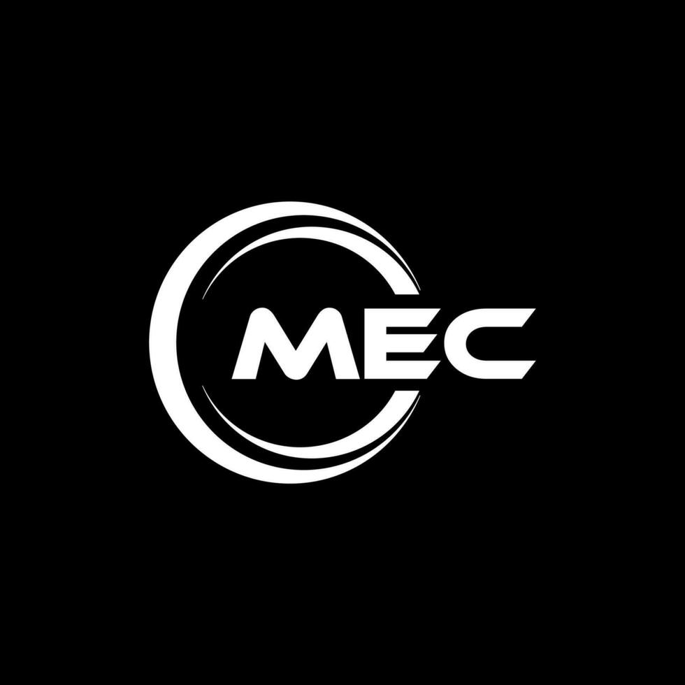 mec logotyp design, inspiration för en unik identitet. modern elegans och kreativ design. vattenmärke din Framgång med de slående detta logotyp. vektor