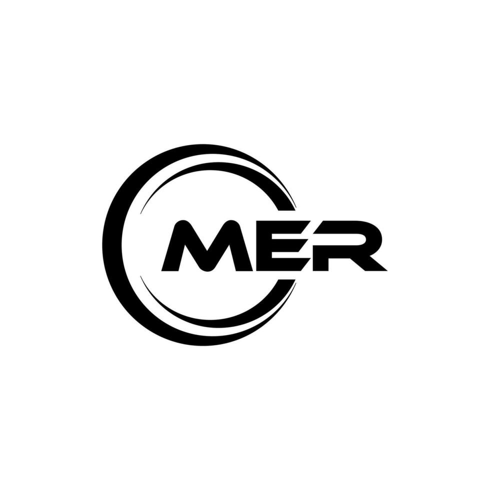 mer Logo Design, Inspiration zum ein einzigartig Identität. modern Eleganz und kreativ Design. Wasserzeichen Ihre Erfolg mit das auffällig diese Logo. vektor