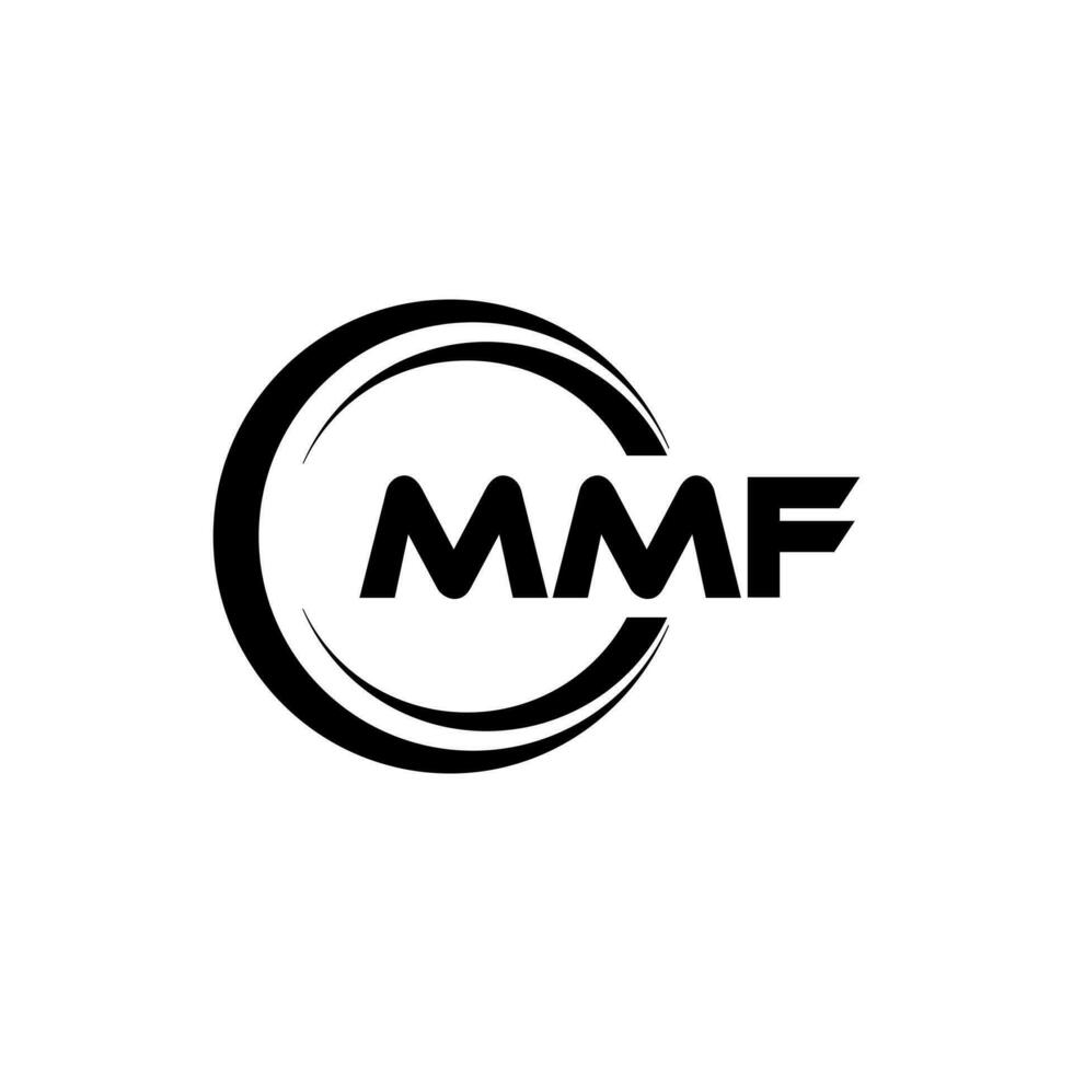 mmf logotyp design, inspiration för en unik identitet. modern elegans och kreativ design. vattenmärke din Framgång med de slående detta logotyp. vektor